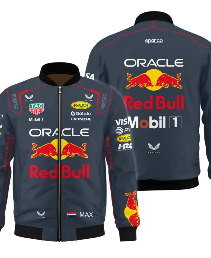 2025 Max Verstappen Racing Suit Red Bull Racing F1 Bomber BLVAMV281125A2BB