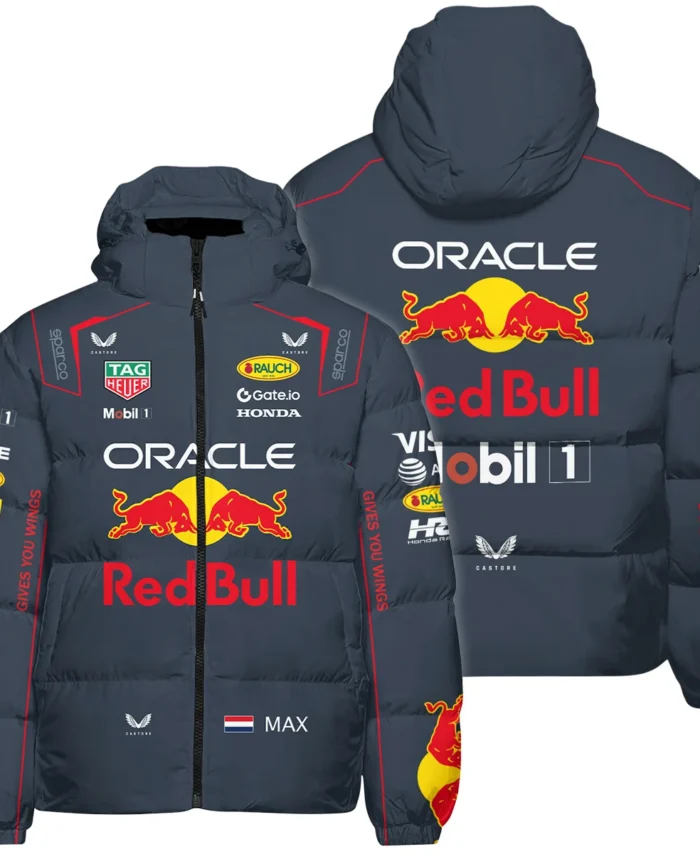 2025 Max Verstappen Racing Suit Red Bull Racing F1 Down & Puffer Jackets BLVAMV281125A2HCJ