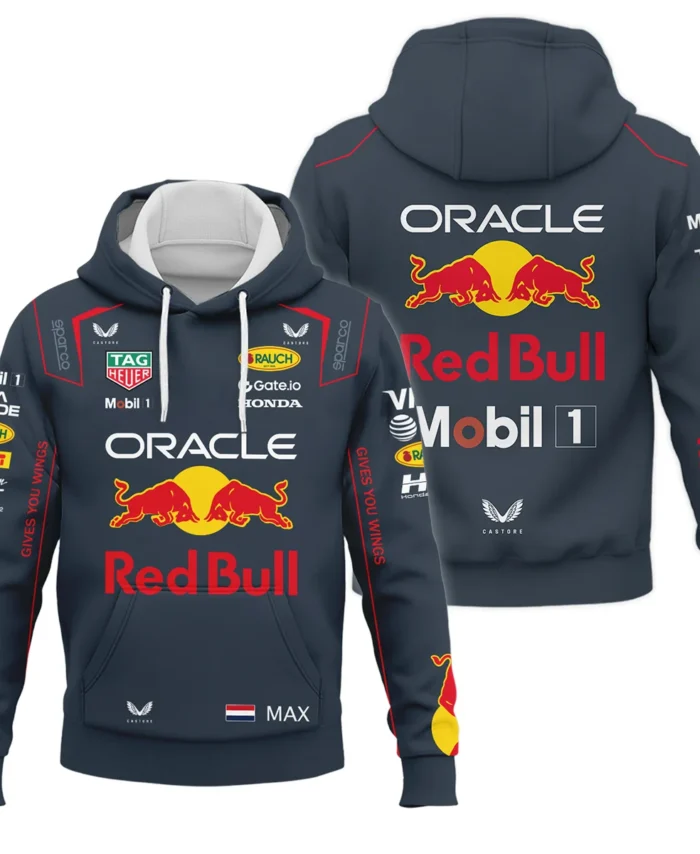 2025 Max Verstappen Racing Suit Red Bull Racing F1 Hoodie BLVAMV281125A2HD