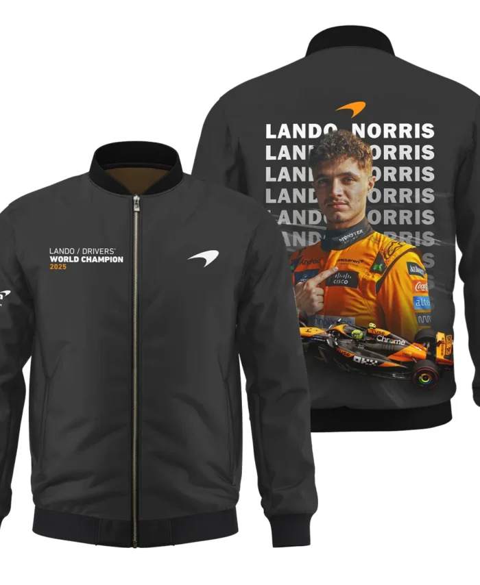 2025 MCL39 Champion Lando Norris McLaren F1 Team Bomber BLNRWDCA13BB