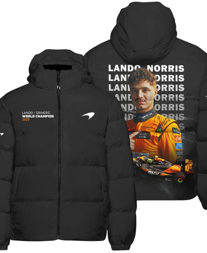 2025 MCL39 Champion Lando Norris McLaren F1 Team Down & Puffer Jackets BLNRWDCA13HCJ