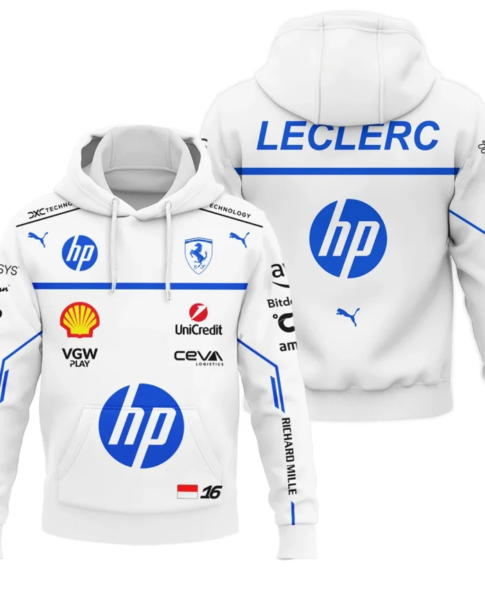 2025 Monaco GP Charles Leclerc Racing Suit Renault F1 Hoodie BLVACL260825A2HD
