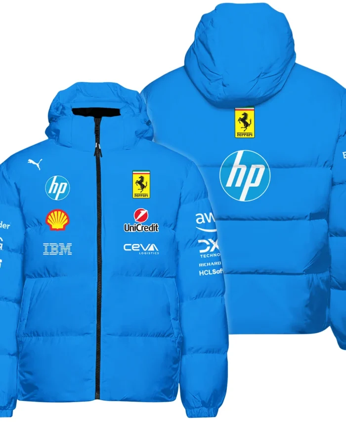 2025 Monza GP Racing Suit Ferrari F1 Down & Puffer Jackets BLVAFRR281125A1HCJ