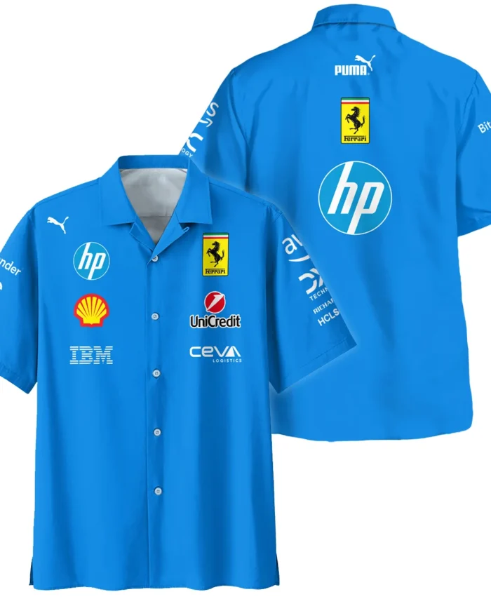 2025 Monza GP Racing Suit Ferrari F1 Hawaiian Shirt BLVAFRR281125A1HW