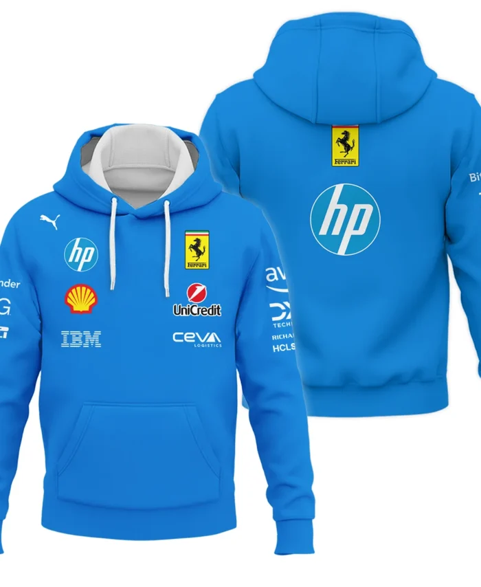 2025 Monza GP Racing Suit Ferrari F1 Hoodie BLVAFRR281125A1HD