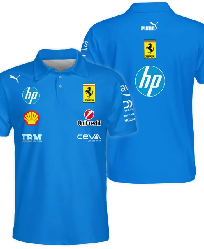 2025 Monza GP Racing Suit Ferrari F1 Polo Shirt BLVAFRR281125A1PL