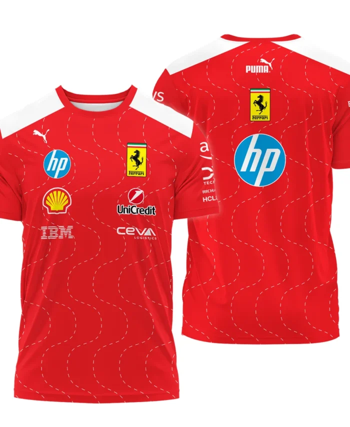 2025 Monza GP Racing Suit Ferrari F1 T-Shirt BLVAFRR281125A2TS