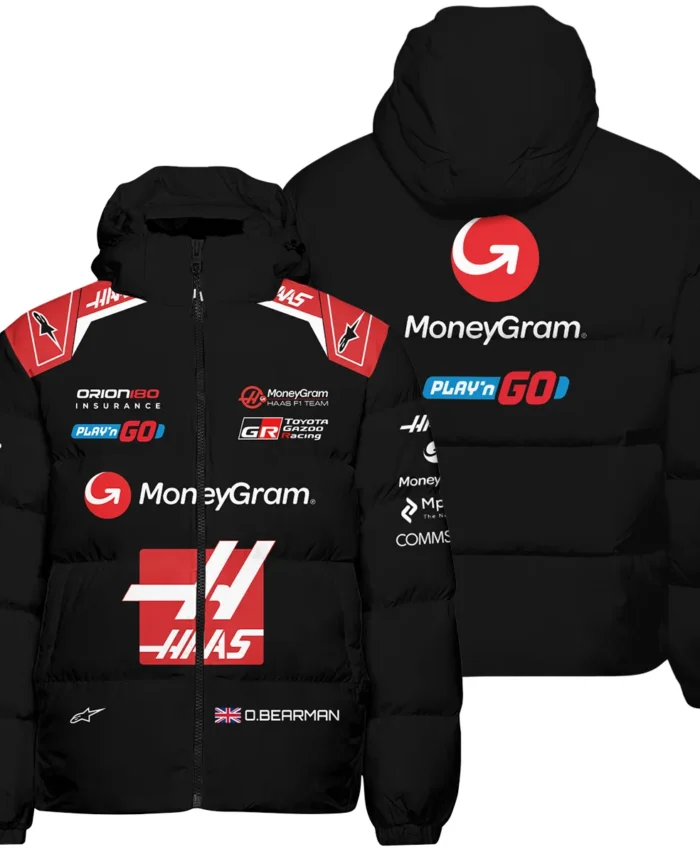 2025 Oliver Bearman Race Suit Haas F1 Team - Down & Puffer Jackets BLOB151125A1HCJ