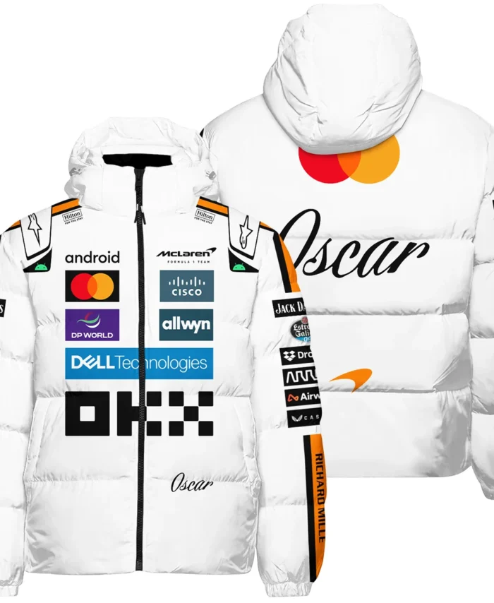 2025 Oscar Piastri Racing Suit McLaren F1 Down & Puffer Jackets BLVAOP150825A4HCJ