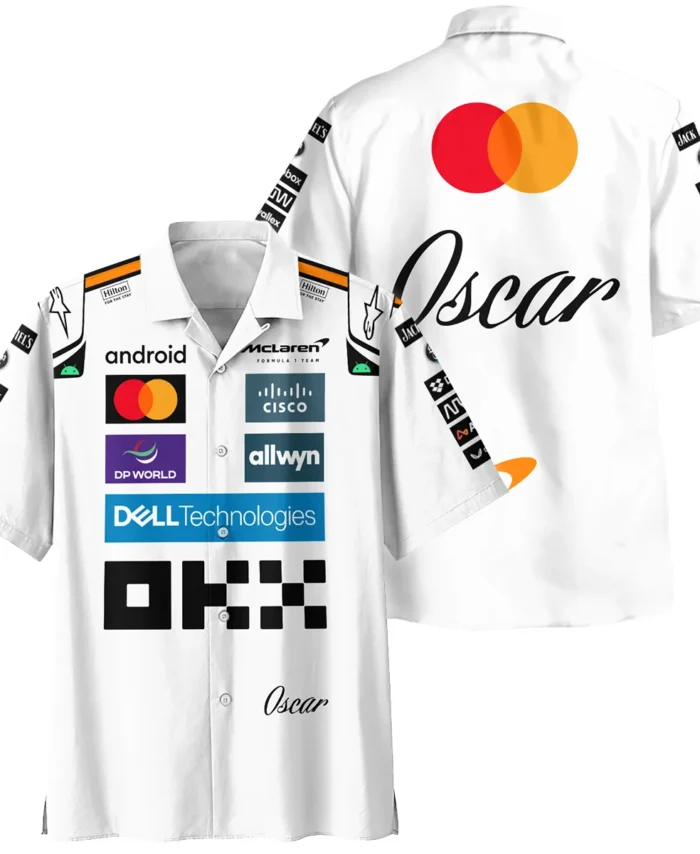 2025 Oscar Piastri Racing Suit McLaren F1 Hawaiian Shirt BLVAOP150825A4HW