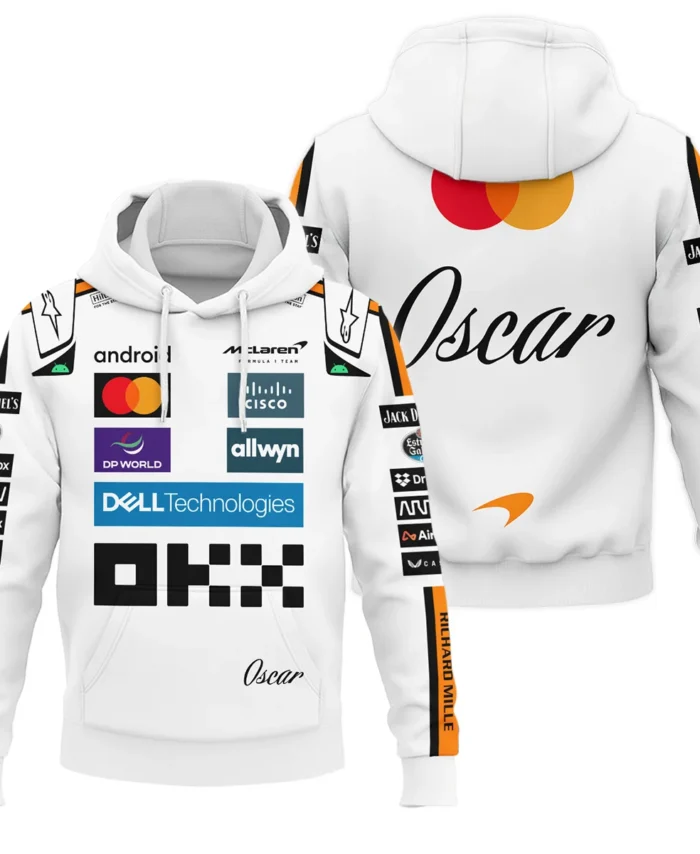 2025 Oscar Piastri Racing Suit McLaren F1 Hoodie BLVAOP150825A4HD