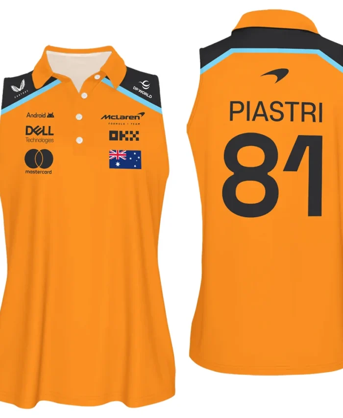 2025 Papaya Exclusive Sleeveless Polo For Fan Girl BLF120625A3VPO