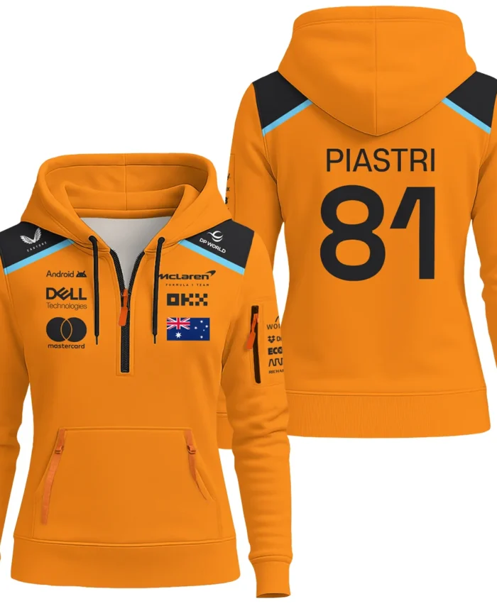 2025 Papaya Exclusive Unisex Hoodie Half Zipper BLF120625A3HDF