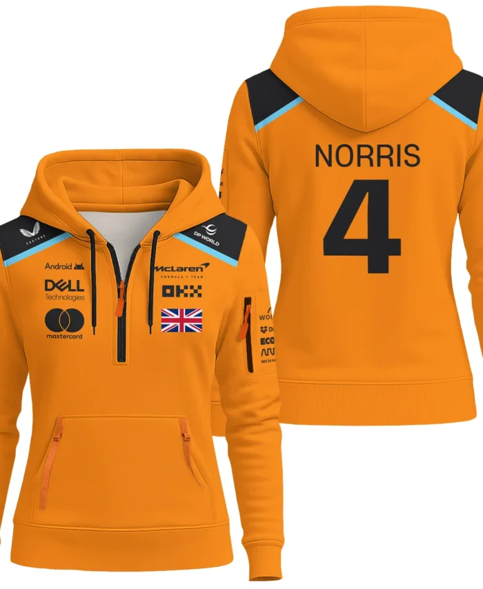 2025 Papaya Exclusive Unisex Hoodie Half Zipper BLF120625A4HDF