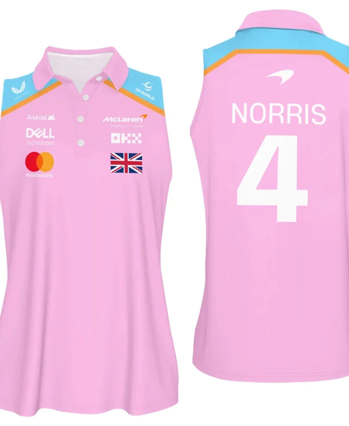 2025 Pink Exclusive Sleeveless Polo For Fan Girl BLF120625A2VPO