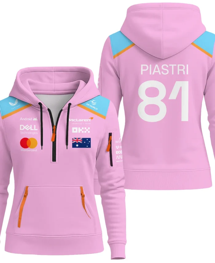 2025 Pink Exclusive Unisex Hoodie Half Zipper BLF120625A1HDF