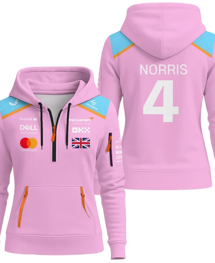 2025 Pink Exclusive Unisex Hoodie Half Zipper BLF120625A2HDF