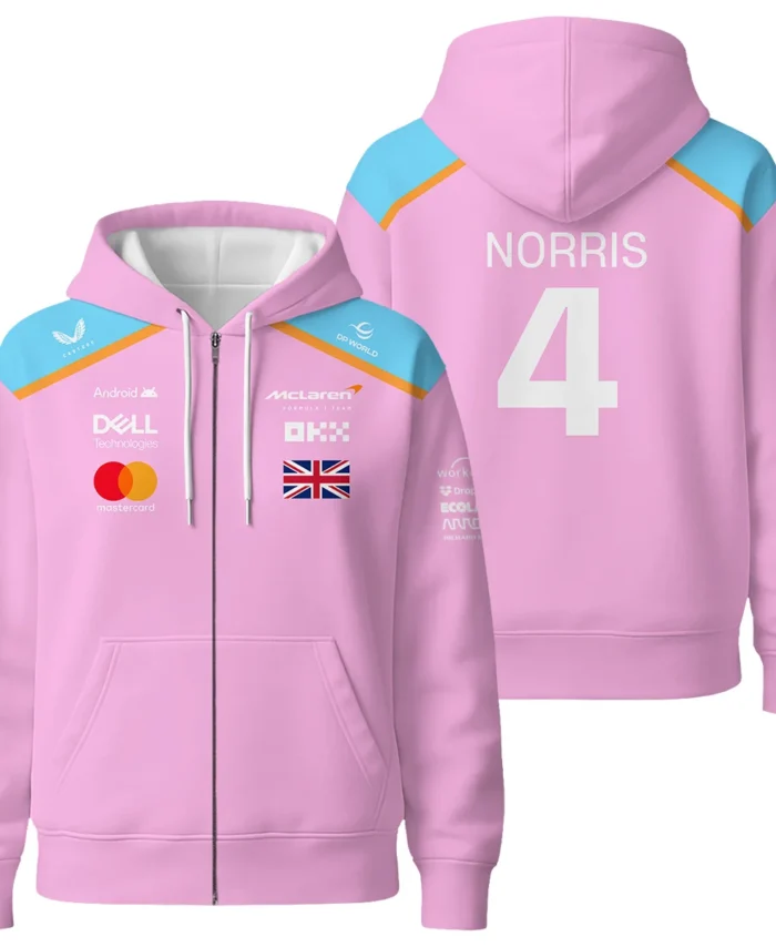 2025 Pink Exclusive Unisex Zipper Hoodie BLF120625A2ZHD