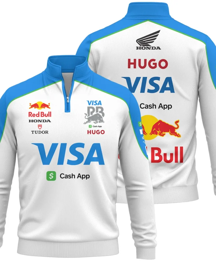 2025 Racing Bulls F1 Race Suit Quarter-Zip Sweatshirt BLVA110725A03RCBQZS