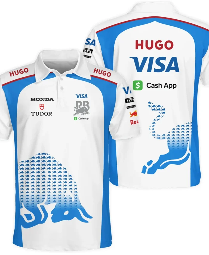 2025 Racing Bulls F1 Team Suit Polo Shirt BLVA110725A01RCBPL