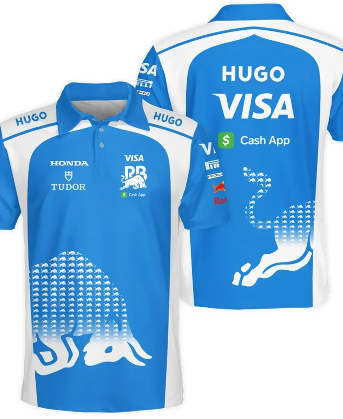 2025 Racing Bulls F1 Team Suit Polo Shirt BLVA110725A02RCBPL