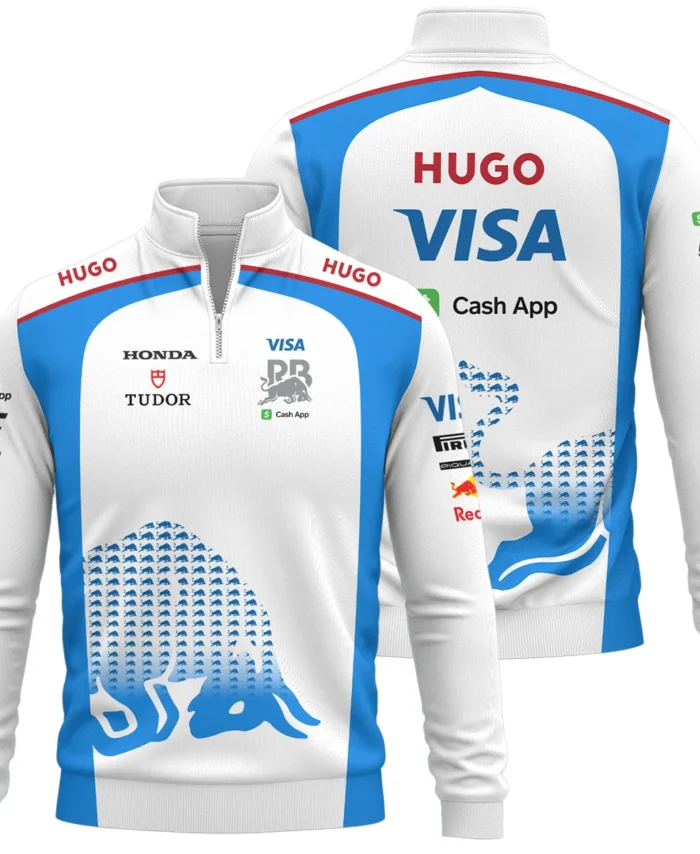 2025 Racing Bulls F1 Team Suit Quarter-Zip Sweatshirt BLVA110725A01RCBQZS