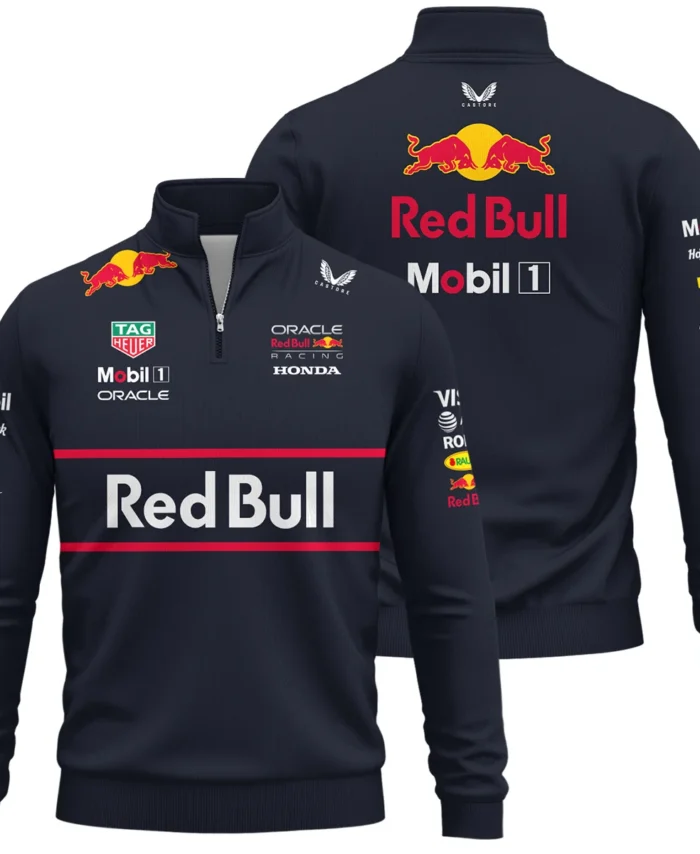 2025 Red Bull Racing F1 Quarter-Zip Sweatshirt All Over Prints BLRBR10525A2QTZ