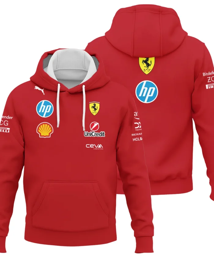 2025 Scuderia Ferrari F1 Special Edition Hoodie BLFRR4625A3HD