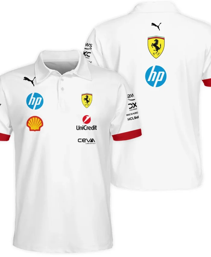 2025 Scuderia Ferrari F1 Special Edition Polo Shirt BLFRR4625A2PL