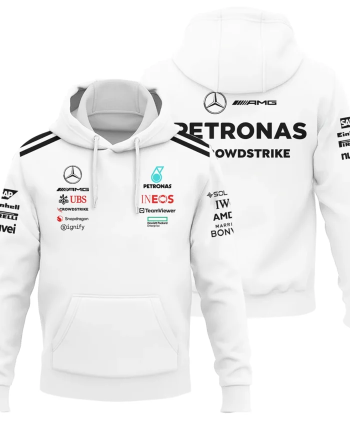 2025 Team Mercedes-AMG Petronas F1 Exclusive Logo Hoodie BLMER6525A2HD