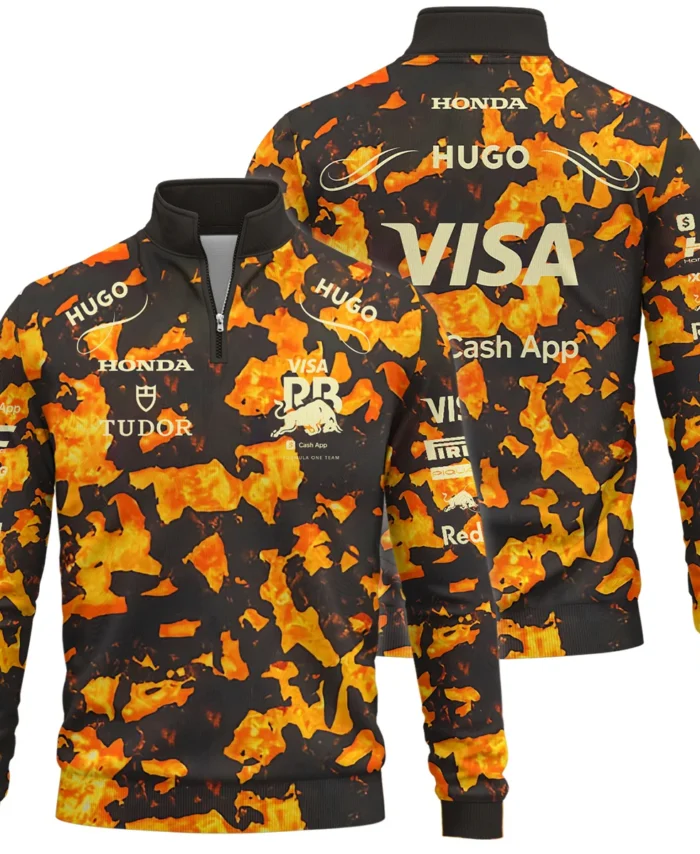 2025 United States GP Racing Bulls F1 Quarter-Zip Sweatshirt BLVARCB281125AGPQZS