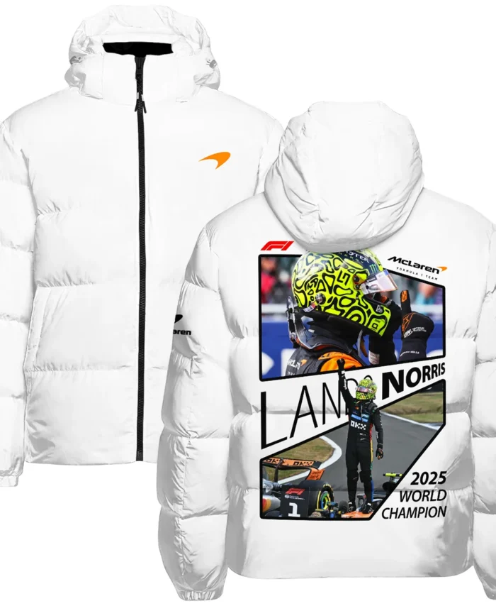 2025 WDC Lando Norris McLaren F1 Team Down & Puffer Jackets BLNRWDCA4HCJ