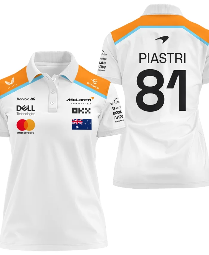 2025 White Exclusive Women Polo Shirt BLF120625A5PL