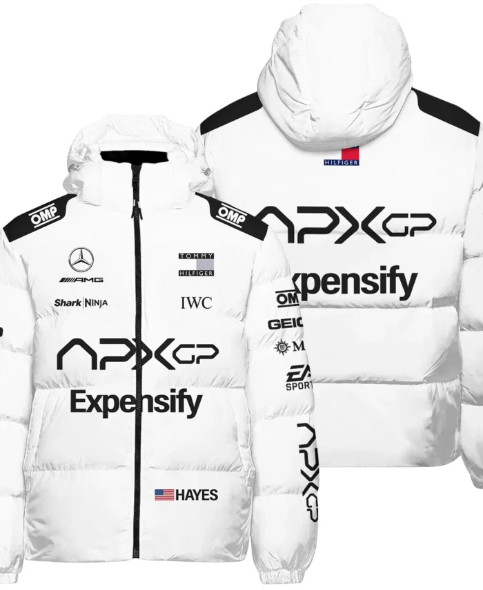 2025 White Version For Racing Fan Exclusive Down & Puffer Jackets BLF116625A1HCJ