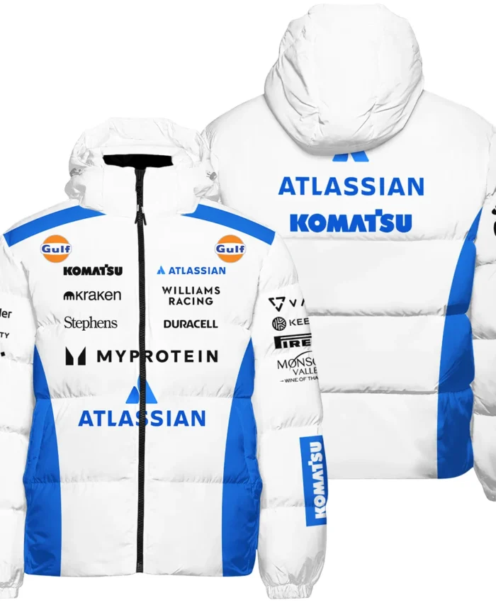 2025 Williams F1 Race Suit Down & Puffer Jackets BLVA100725A03WILHCJ