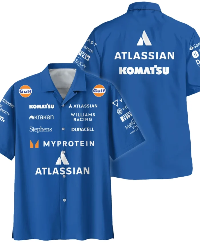 2025 Williams F1 Race Suit Hawaiian Shirt BLVA100725A04WILHW
