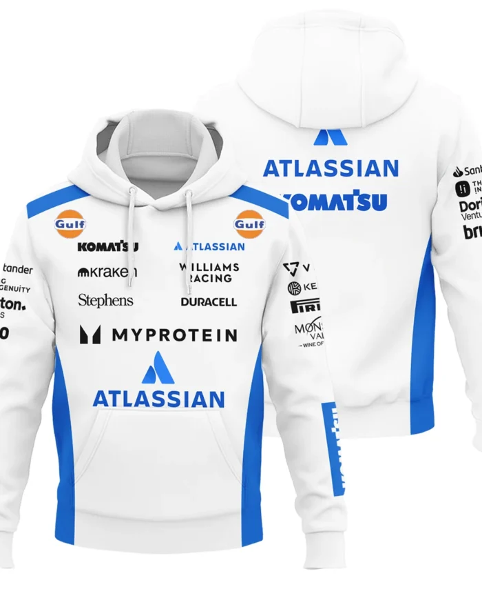 2025 Williams F1 Race Suit Hoodie BLVA100725A03WILHD