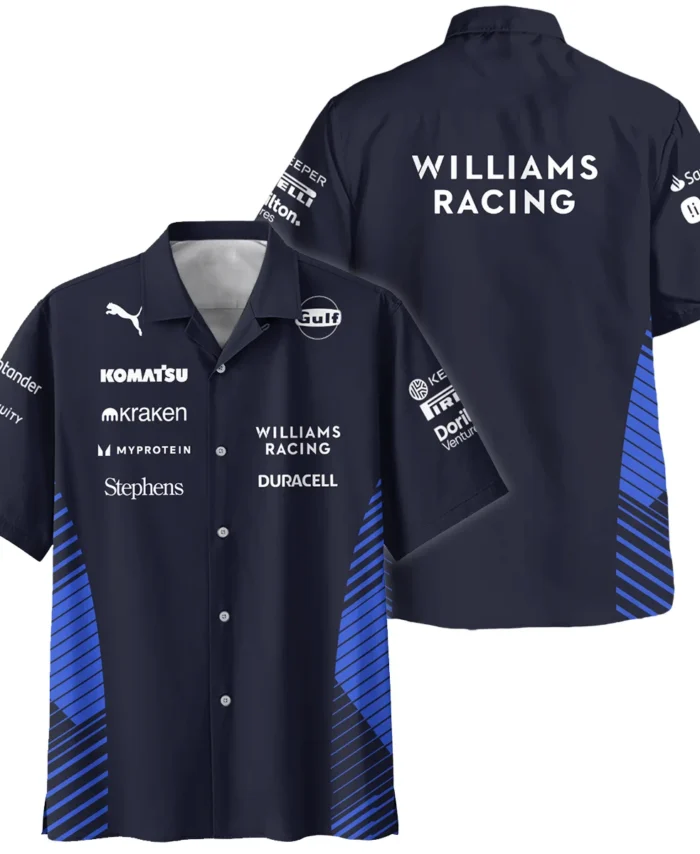 2025 Williams F1 Team Suit Hawaiian Shirt BLVA080725A01WILHW