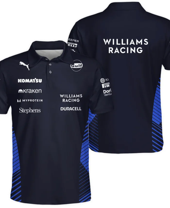 2025 Williams F1 Team Suit Polo Shirt BLVA080725A01WILPL