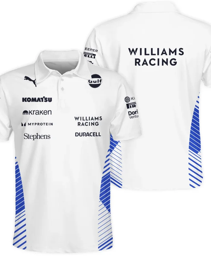 2025 Williams F1 Team Suit Polo Shirt BLVA080725A02WILPL