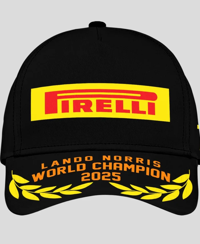 2025 World Champion Lando Norris McLaren F1 Baseball Cap All Over Print BLNRWDCB1