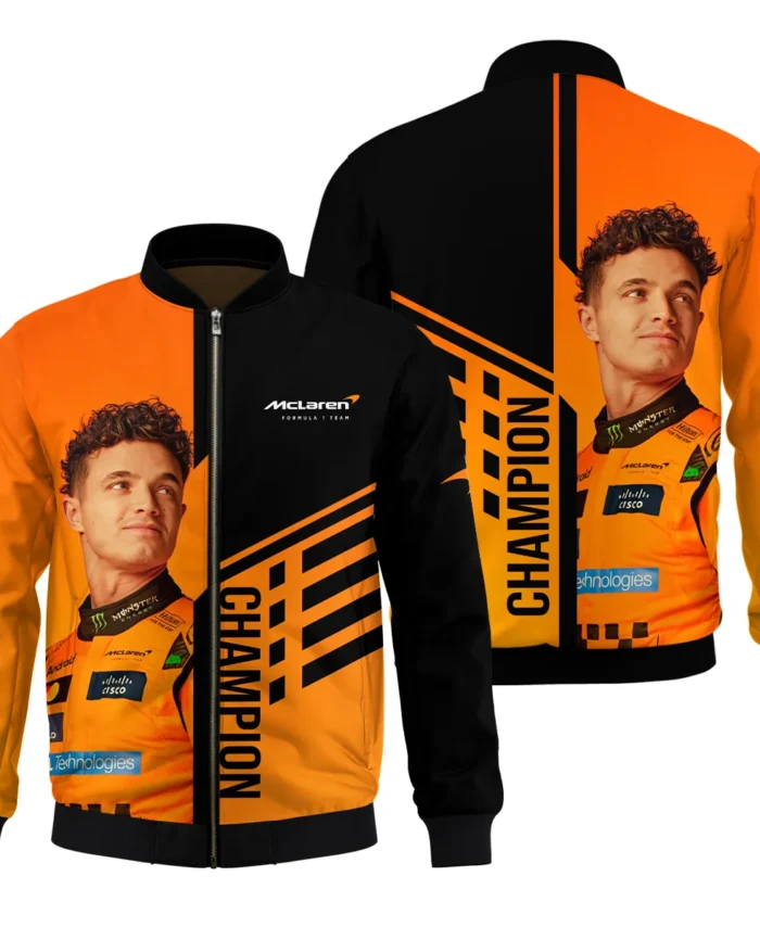 2025 World Champion Lando Norris McLaren F1 Team Bomber BLNRWDCA3BB