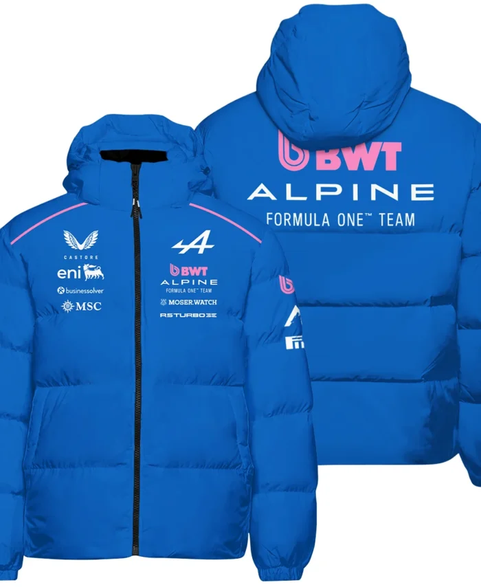 2026 Alpine F1 Teamwear Down & Puffer Jackets BLVAALP020226A01HCJ