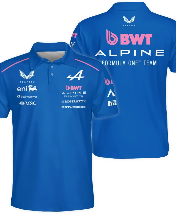2026 Alpine F1 Teamwear Polo Shirt BLVAALP020226A01PL