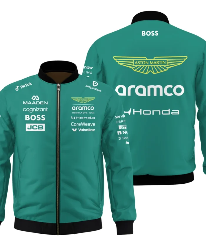 2026 Aston Martin F1 Teamwear Bomber BLVAAM12226A1BB