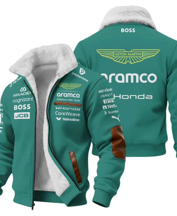 2026 Aston Martin F1 Teamwear Fleece Jacket BLVAAM12226A1FJ