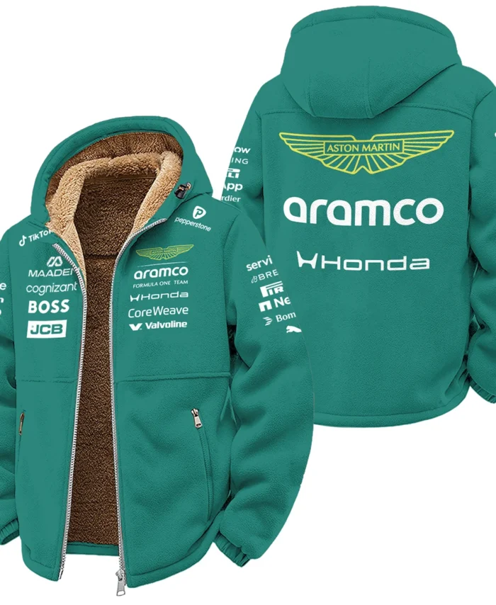 2026 Aston Martin F1 Teamwear Winter Fleece Jacket BLVAAM12226A1WFJ