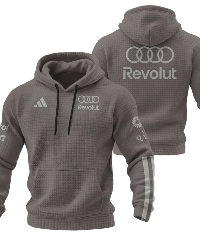 2026 Audi F1 Teamwear For Fans Hoodie Quilted Waffle BLVAAUDI230125A03HQW