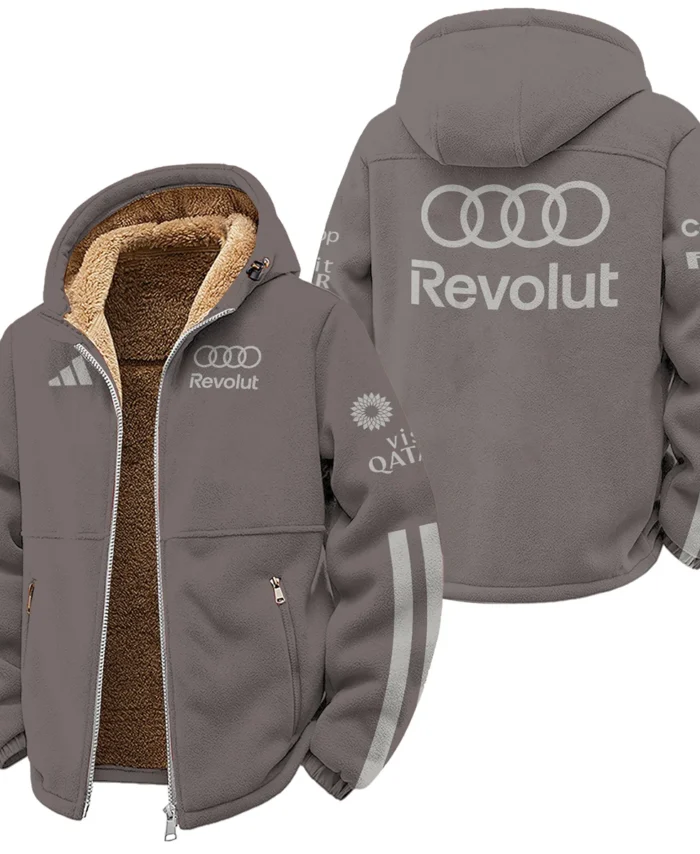 2026 Audi F1 Teamwear For Fans Winter Fleece Jacket BLVAAUDI230125A03WFJ