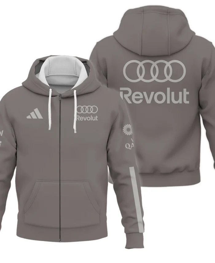 2026 Audi F1 Teamwear For Fans Zipper Hoodie BLVAAUDI230125A03ZHD